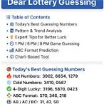 lottery guessing number